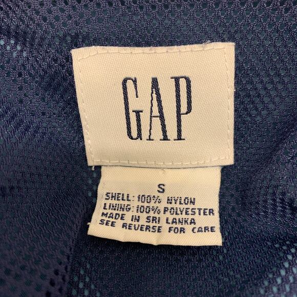Vintage GAP Windbraker Coat Men S Teal Soft Shell Mesh Liner Full Zip 4 Pockets - Picture 3 of 12
